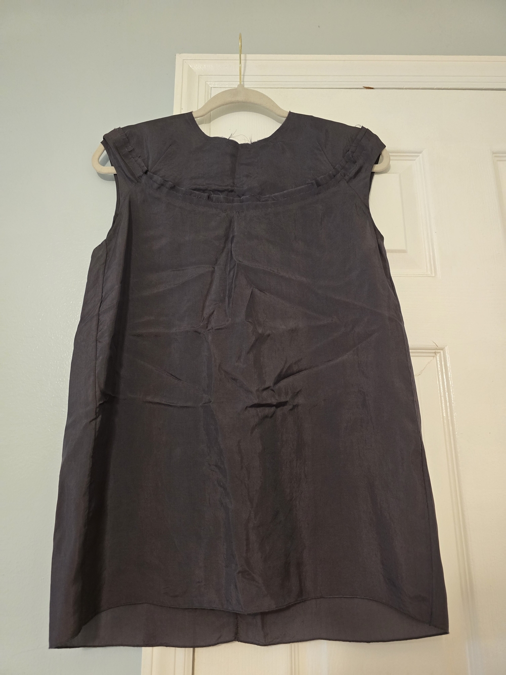 Marni Women's Sleeveless Shift Dress - Dark Gray